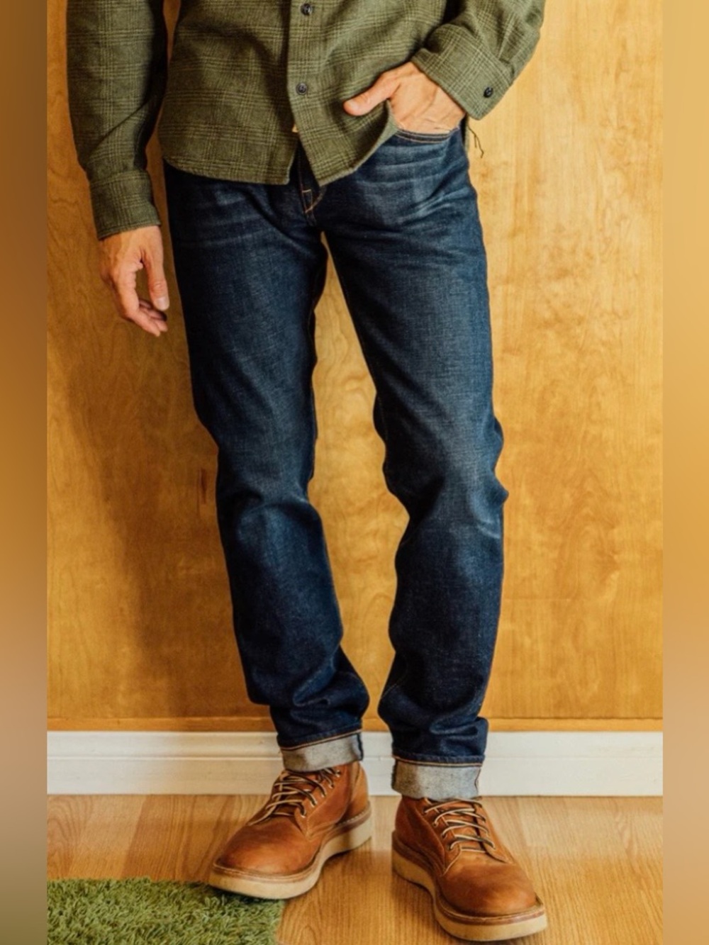 Hiroshi Kato The Pen Slim 10.5OZ Selvedge Denim Blue Jeans